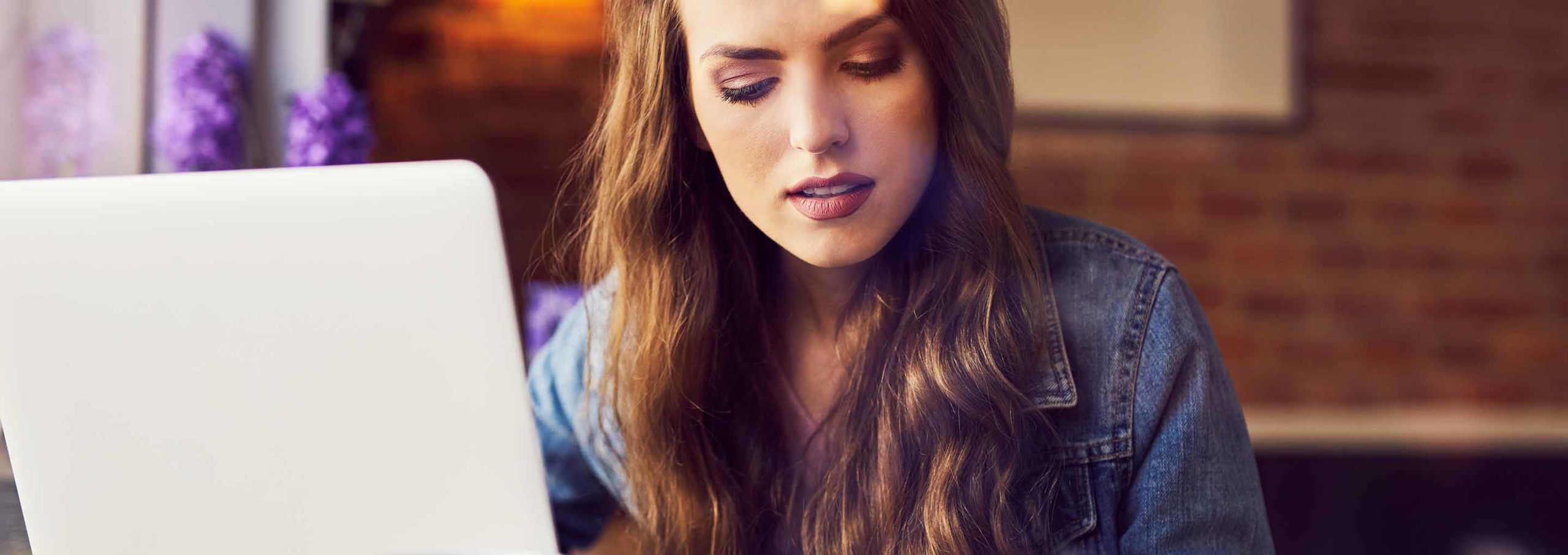 woman with laptop